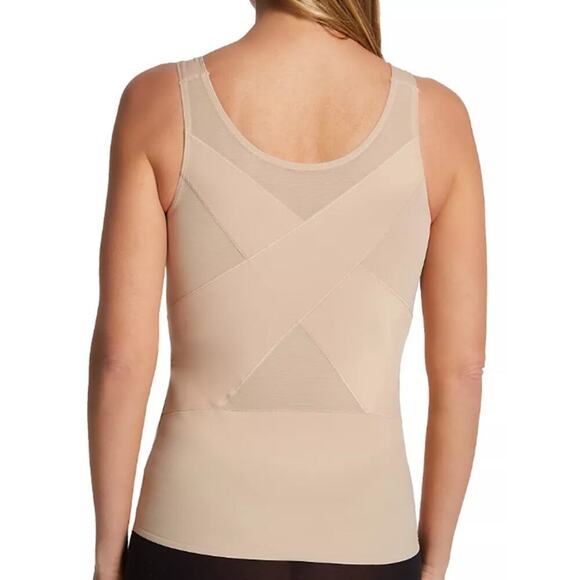 Miraclesuit Step In Sculpting Back Wrap Support Camisole Tank Shapewear 2X NEW - Picture 2 of 9